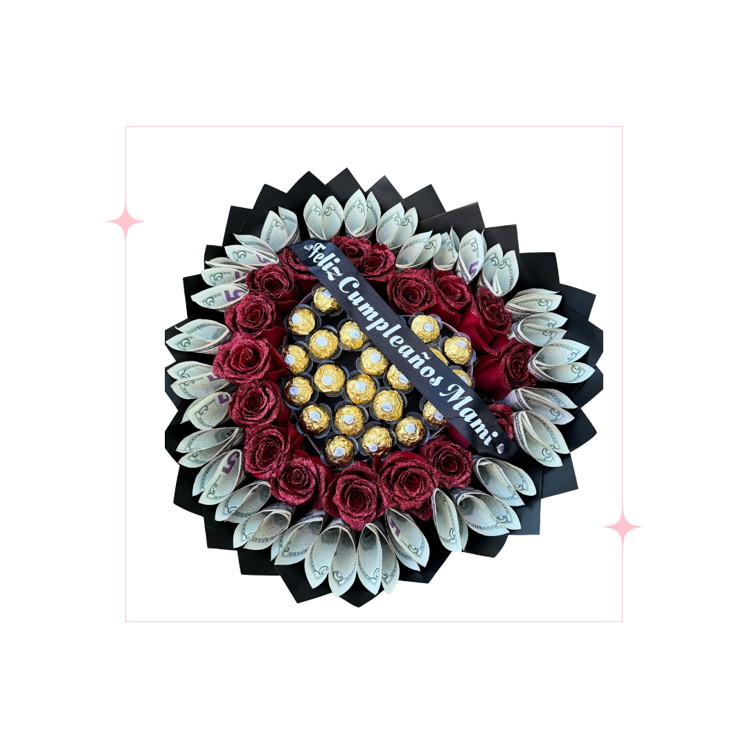Money Heart Bouquet