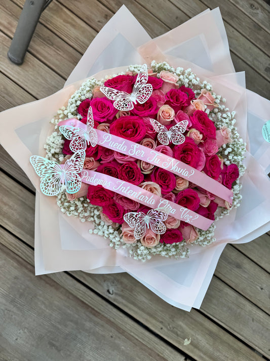 Baby’s Breath Pink Bouquet